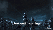 Look Out Incoming Clone Troopers GIF - Look Out Incoming Clone Troopers Star Wars The Bad Batch GIFs