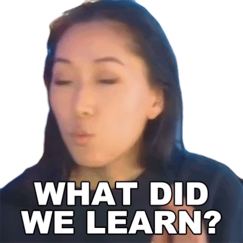 What Did We Learn Mariko Takahashi Sticker - What Did We Learn Mariko Takahashi Atomicmari Stickers