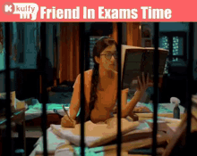 my friend in exams time memes gif reactions rashmika mandanna