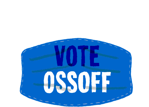Ossoff Mask Ossoff Sticker - Ossoff Mask Ossoff Jon Ossoff Stickers