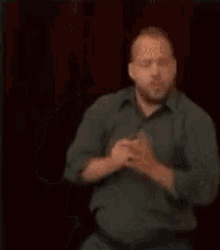Guy Deaf GIF - Guy Deaf Sign Language GIFs
