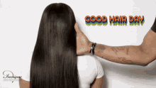 Good Hair Day Straight Hair GIF - Good Hair Day Straight Hair Indique Straight Hair Extensions GIFs