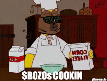 Bozo Bozo Cooking GIF - Bozo Bozo Cooking Bozo Cookin GIFs