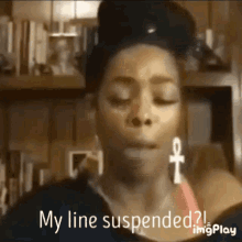 my line suspended suspended