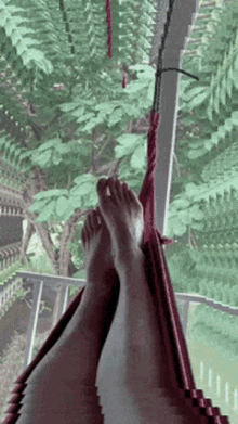 Relaxing Hammock GIF - Relaxing Hammock Feet GIFs