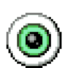 eyeball halloween eye pixel art pixelnacho