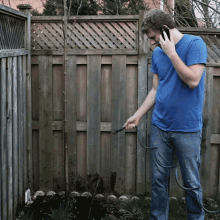 Water The Plants Corey Vidal GIF - Water The Plants Corey Vidal Crying On The Phone GIFs
