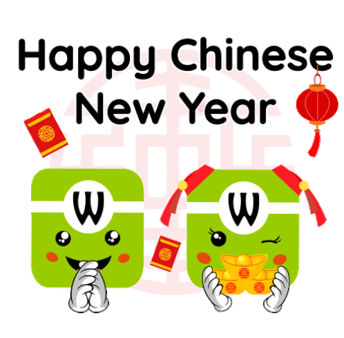 Chinese New Year Lunar Sticker - Chinese New Year Lunar Happy Stickers