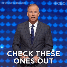 Check These Ones Out Gerry Dee GIF - Check These Ones Out Gerry Dee Family Feud Canada GIFs