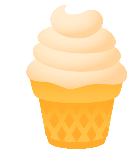 Soft Ice Cream Food Sticker - Soft Ice Cream Food Joypixels Stickers