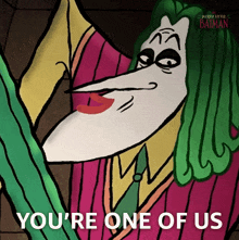 You'Re One Of Us Joker GIF - You'Re One Of Us Joker Merry Little Batman GIFs