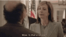 Westwing Record GIF - Westwing Record Allison Janney GIFs