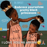 Black Princesses Little Girls GIF - Black Princesses Little Girls Be Kind GIFs