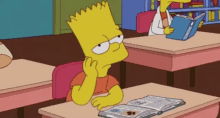 Chegou O Puxa Saco / Tô Com Raiva / Paga Pau / Puxa-saco / Que Preguiça GIF - Bart Simpson Annoyed Kiss Ass GIFs