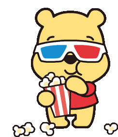 Pooh Popcorn Sticker - Pooh Popcorn Movies Stickers