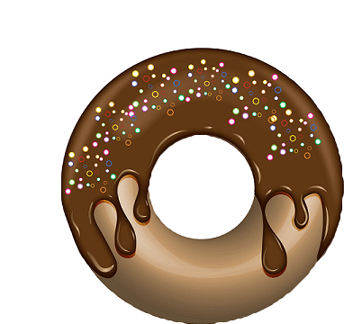 Donut Donuts Sticker - Donut Donuts Chocolate Stickers