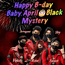 a happy b-day baby april black mystery poster