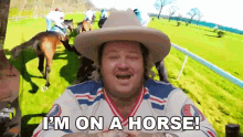 Im On A Horse Matty Matheson GIF - Im On A Horse Matty Matheson Arbys Beefn Cheddars Gone Wild West GIFs