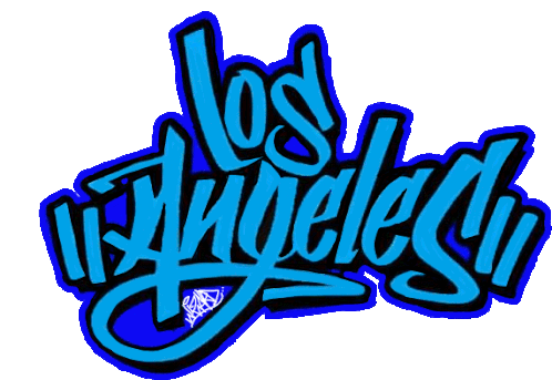 Los Angeles Wizard Graffiti Sticker - Los Angeles Wizard Graffiti Transparent Stickers