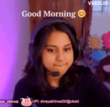 Shreya Khirwal Good Morning GIF - Shreya Khirwal Good Morning GIFs