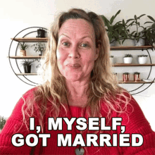I Myself Got Married Sarah Mcleod GIF - I Myself Got Married Sarah Mcleod Cameo GIFs