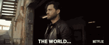 The World Is In Chaos Edgar Ramírez GIF - The World Is In Chaos Edgar Ramírez Graham Bricke GIFs