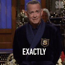 Exactly Tom Hanks GIF - Exactly Tom Hanks Saturday Night Live GIFs