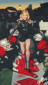 Madonna Madonna Ciccone GIF - Madonna Madonna Ciccone Madonna Football GIFs