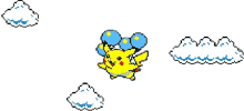 flying pikachu transparent balloon pikachu pokemon yellow pikachu pokemon