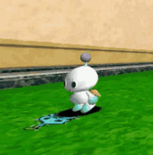 Chao Happy Drawing Chao GIF - Chao Happy Drawing Chao Sonic Adventure GIFs
