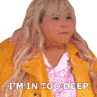 I'M In Too Deep Ann Pornel Sticker - I'M In Too Deep Ann Pornel The Great Canadian Baking Show Stickers