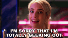Im Sorry That Im Totally Geeking Out Emma Roberts GIF - Im Sorry That Im Totally Geeking Out Emma Roberts Vee GIFs