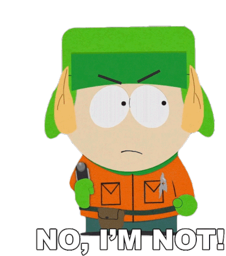 No Im Not Kyle Broflovski Sticker - No Im Not Kyle Broflovski South Park Stickers