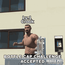 Bottle Cap Challenge Fail GIF - Bottle Cap Challenge Fail Epic Fail GIFs
