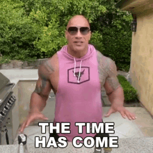 The Time Has Come The Rock GIF - The Time Has Come The Rock Dwayne Johnson GIFs