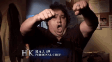 Raj Hells Kitchen GIF - Raj Hells Kitchen Karate GIFs