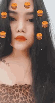 Burger Filter Girl GIF - Burger Filter Girl Serious GIFs
