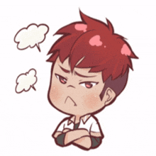 cute boy mad angry disagree