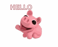 Pig Cute GIF - Pig Cute Hi GIFs