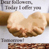 a person is holding a heart shaped object in their hands