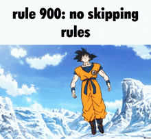 Goku Rule 900 GIF - Goku Rule 900 Rule GIFs