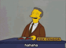 The Simpsons Fox Censor GIF - The Simpsons Fox Censor Censorship GIFs
