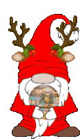 Christmas Santa Sticker - Christmas Santa Gnome Stickers
