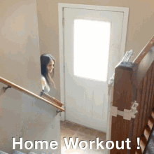 Home Workout Mary Avina GIF - Home Workout Mary Avina Stairs GIFs