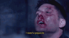 Supernatural Popsicle GIF - Supernatural Popsicle Defeated GIFs