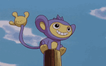 pokemon aipom gif aipom monkey monkey dance