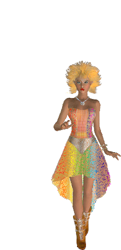 Csodás Csajok Dress Sticker - Csodás Csajok Dress Holographic Stickers