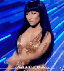Nicki Minaj Dont Play With Me GIF - Nicki Minaj Dont Play With Me Pointing GIFs