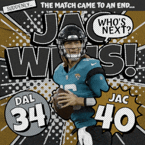 Jacksonville Jaguars (40) Vs. Dallas Cowboys (34) Post Game GIF - Nfl  National football league Football league - Discover & Share GIFs