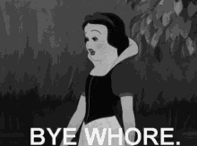 Whore Bye GIF - Whore Bye Snow White GIFs